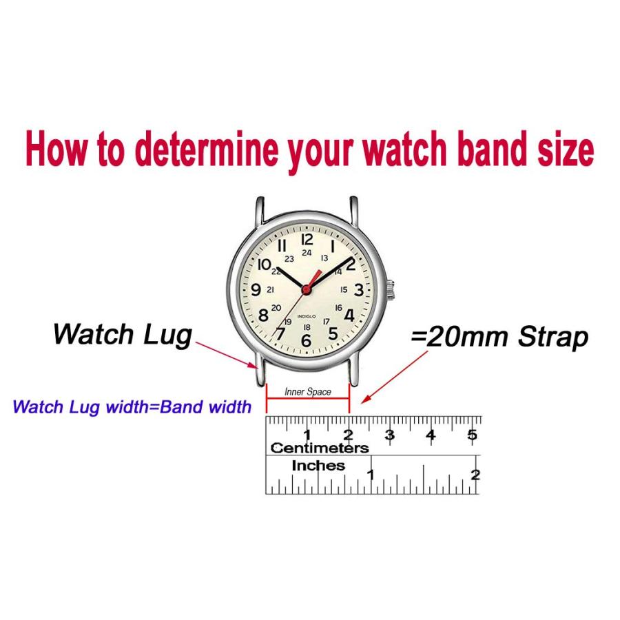 【並行輸入品】RECHERE 18 mmステンレススチールブレスレット時計バンドストラップ曲面エンドソリッドリンクカラーシルバー RECHERE_6