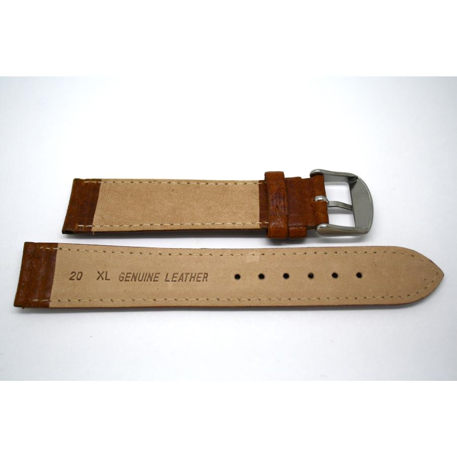 【並行輸入品】20 mm XLブラウンアンティーク調tunneled GenuineレザーバンドFits Swiss Army Wenger 2の画像