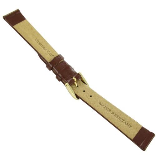 【並行輸入品】Speidel 14 mm Ladiesダークブラウンカーフスキンレザー腕時計バンド Speidel 14mm Ladies Daの画像
