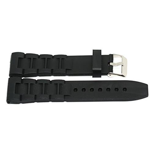 【並行輸入品】ブラック26 mmゴム複合スポーツ腕時計バンドストラップFits Invicta Black 26MM Rubber Composの画像