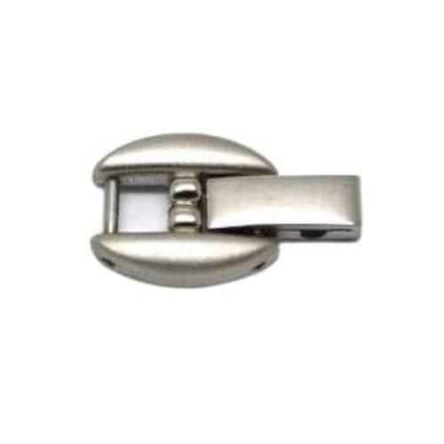 【並行輸入品】シルバーステンレススチールFold Over Clasp Womens WatchブレスレットExtender Silver Stの画像