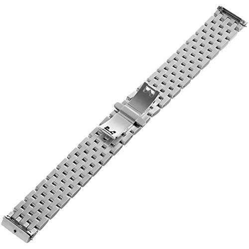 【並行輸入品】MICHELE MS18EA235009 デコ 18mm ステンレススチール シルバー 腕時計ブレスレット, ブレスレット、クラシの画像