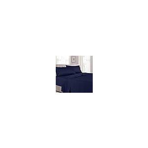 【並行輸入品】Sheetsnthingsソリッド300スレッドカウントシートセット100 %コットン4枚ベッドシートセット（深いポケット) Tw_5