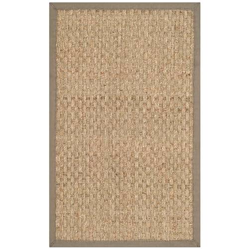 【並行輸入品】 SAFAVIEH Area Rug 2x3 Natural Fiber Collection Natural & Gre_1