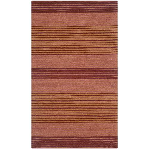 【並行輸入品】 SAFAVIEH Marbella Collection Accent Rug 2'3" x 4'， Rust， Handm_1
