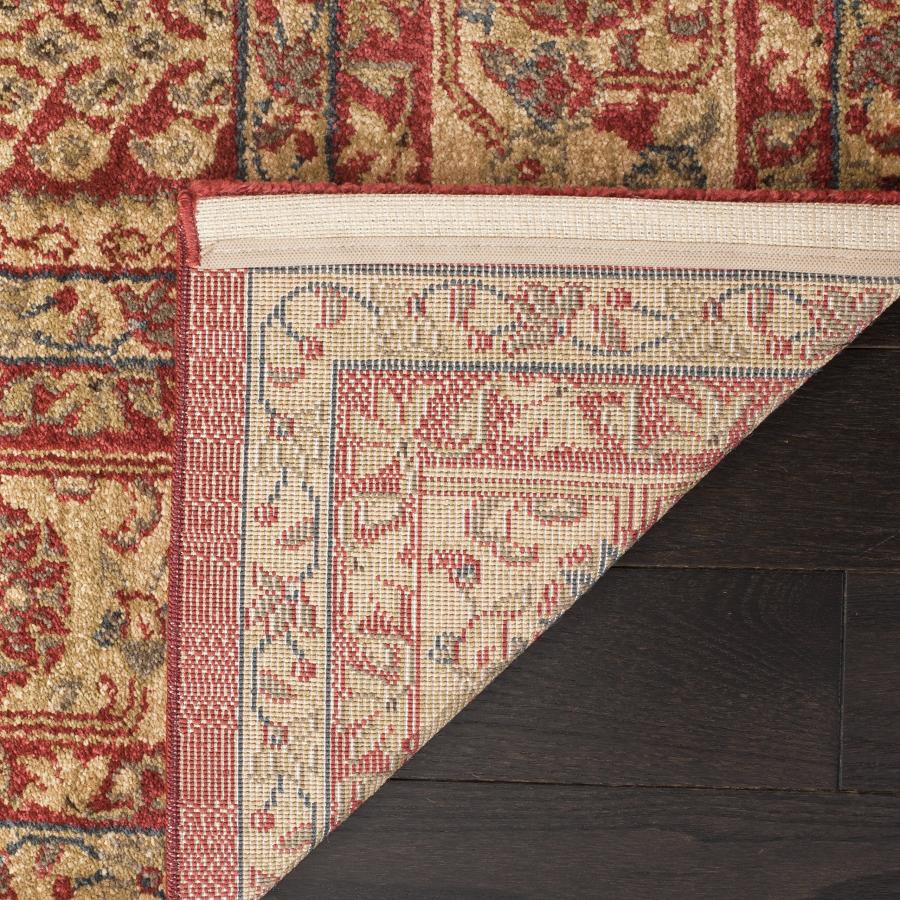 【並行輸入品】SAFAVIEH Mahal Collection ランナーラグ 2フィート2インチ x 8フィート レッド&ナチュラル 伝統_9