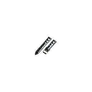 【並行輸入品】19 mm Rally 3 holeクロコブラック/グリーンレザー交換可能交換用時計バンドストラップ Clockwork Syneの画像