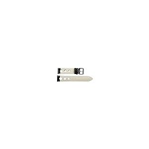 【並行輸入品】26 mm Rally 3 holeクロコブラックレザーInterchangeable交換用時計バンドストラップ Clockworの画像