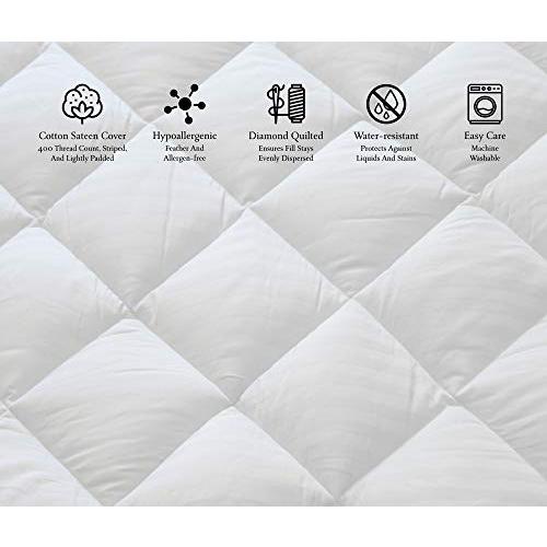 【並行輸入品】聖Regisホテルマットレスパッド キング ホワイト STR 114 K St. Regis Hotels Mattress Pa_7
