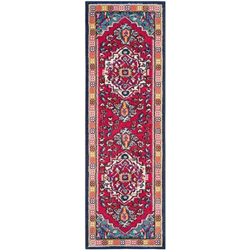 【並行輸入品】Safavieh Monaco Collection MNC207C Modern Oriental Medallion Red_4