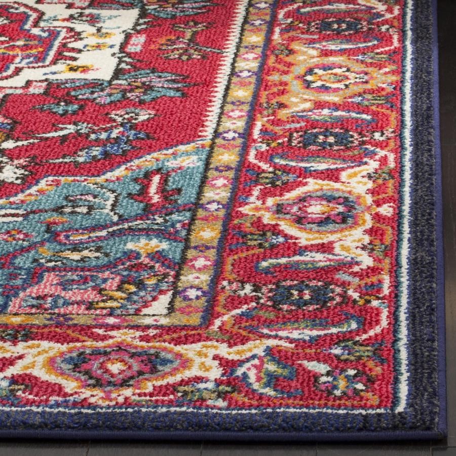 【並行輸入品】Safavieh Monaco Collection MNC207C Modern Oriental Medallion Red_6
