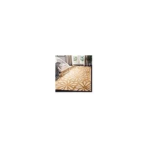 【並行輸入品】 SAFAVIEH Dip Dye Collection 4' x 6' Beige / Gold DDY527M Handmad_2