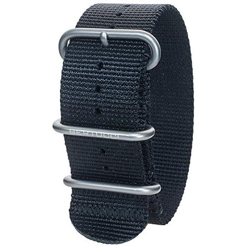 【並行輸入品】BERTUCCI DX3 B 114 ブラック 26mm ナイロン時計バンド BERTUCCI DX3 B 114 Black 2_1
