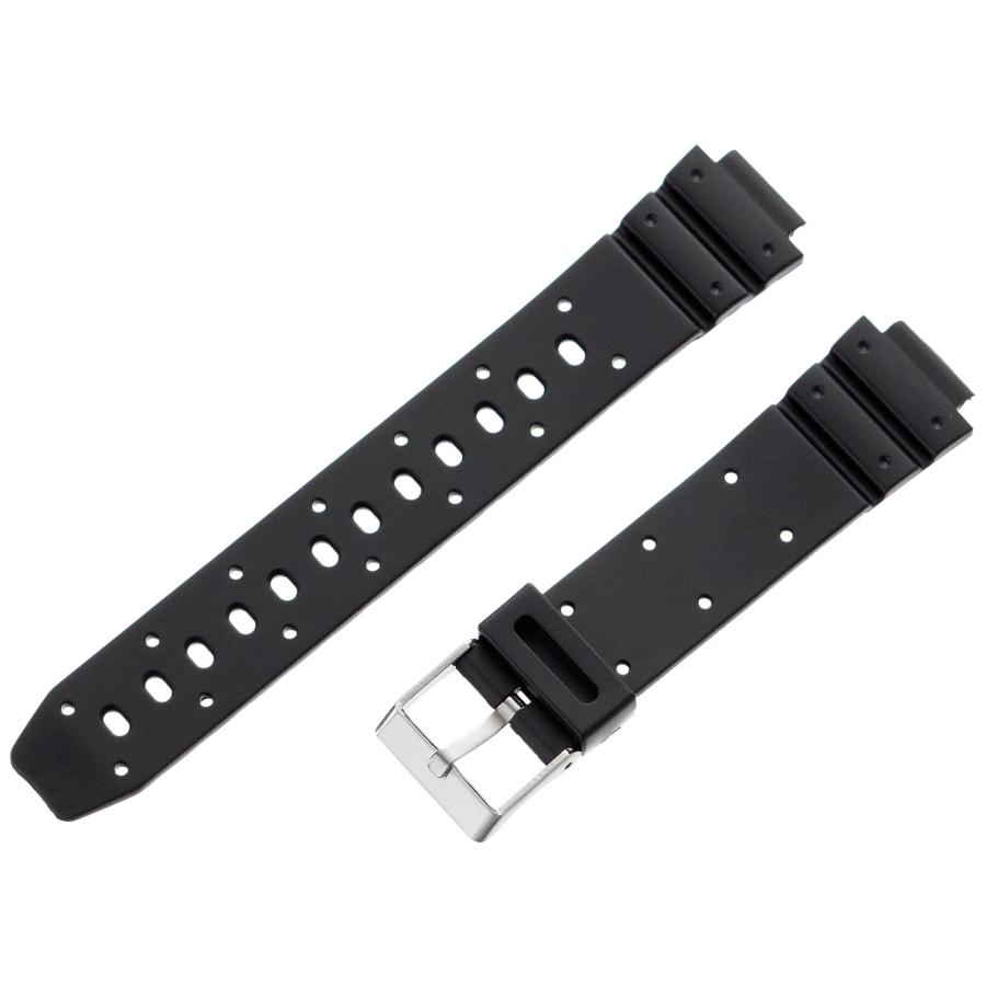 【並行輸入品】 Voguestrap TX14G12 14mm Resin Black Watch Strap