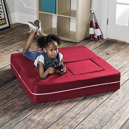 【並行輸入品】Jaxx Zipline Kids Modular Loveseat & Ottomans / Fold Out Lounger，