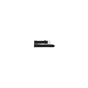 【並行輸入品】18 mmブラックパッド入り防水時計バンドカーボンスタイルステンレスバックル 18MM BLACK PADDED WATERPROの画像