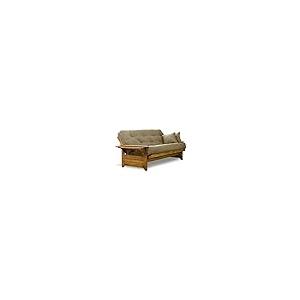 【並行輸入品】 Nirvana Futons Brentwood Tray Arm Futon Sofabed Set   Queen Framの画像
