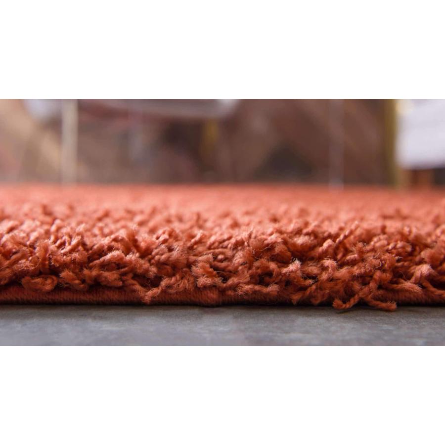 【並行輸入品】Unique Loom Solo Solid Shag Collection Modern Plush Turquoise Rec_9