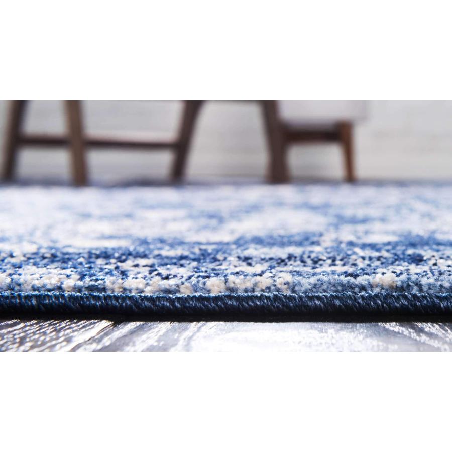 【並行輸入品】Unique Loom La Jolla Collection Tone on Tone Traditional Blue Are_9