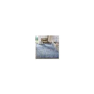 【並行輸入品】 SAFAVIEH Adirondack Collection Area Rug 4' Square， Blue & Silv_2