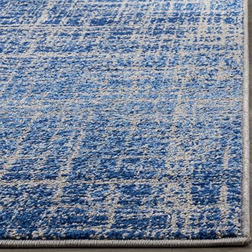 【並行輸入品】 SAFAVIEH Adirondack Collection Area Rug 4' Square， Blue & Silv_7