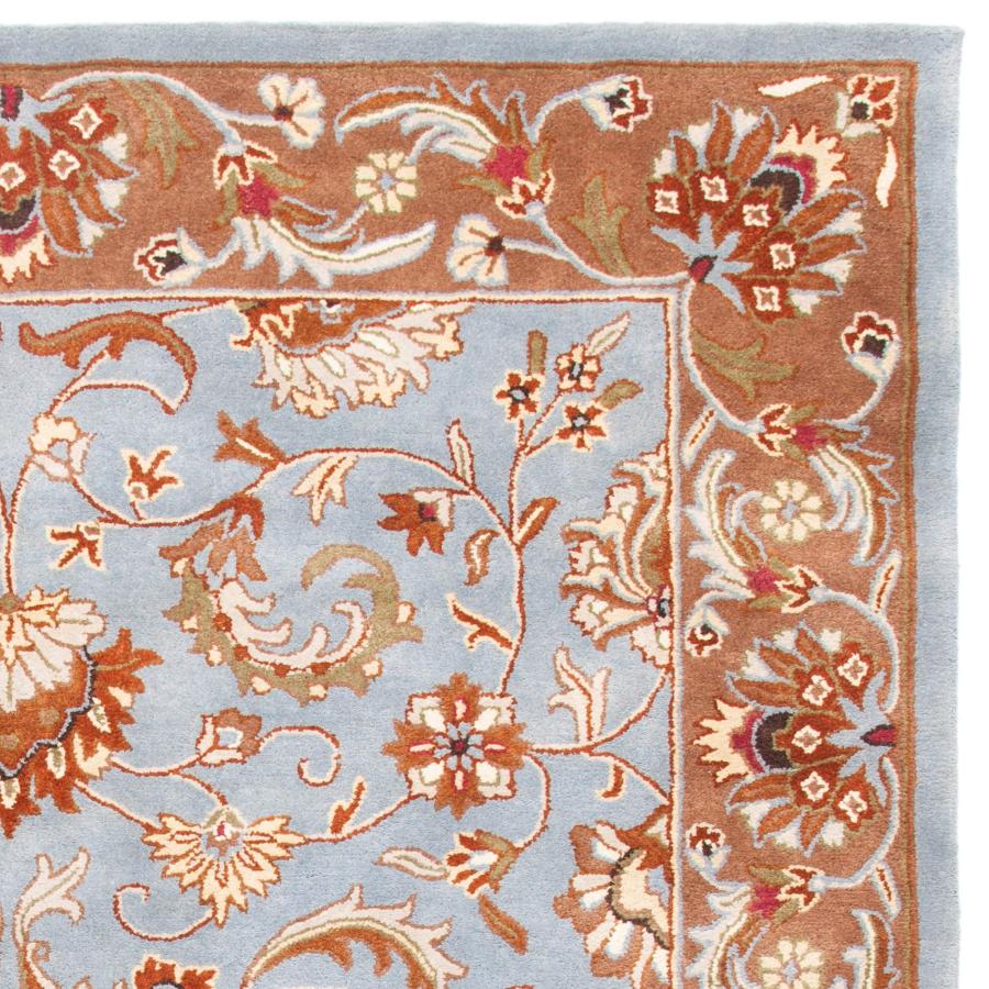 【並行輸入品】 SAFAVIEH Heritage Collection Accent Rug 2' x 3'， Blue & Beige，_6