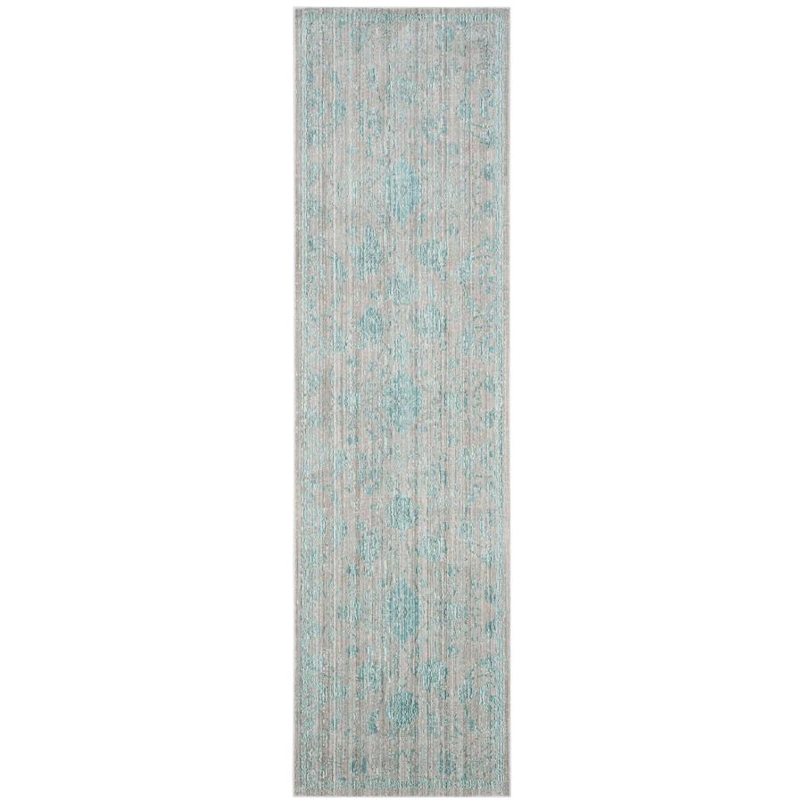 【並行輸入品】Safavieh Valencia Collection VAL103B Blue and Multi Vintage Distr_3