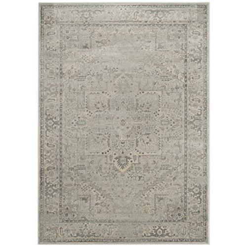 【並行輸入品】 SAFAVIEH Vintage Collection Area Rug 5'3 x 7'6， Light Blue，