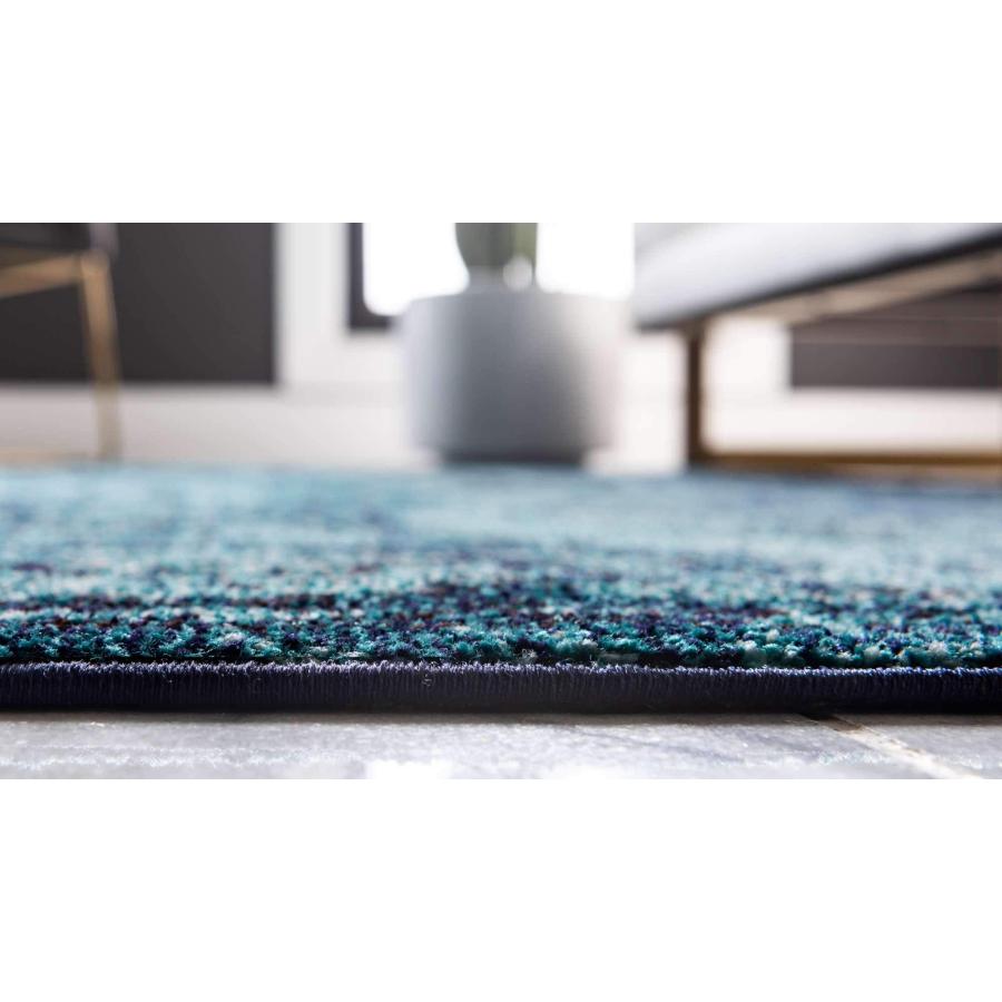 【並行輸入品】Unique Loom Medici Collection Vintage Botanical Traditional Blue_9