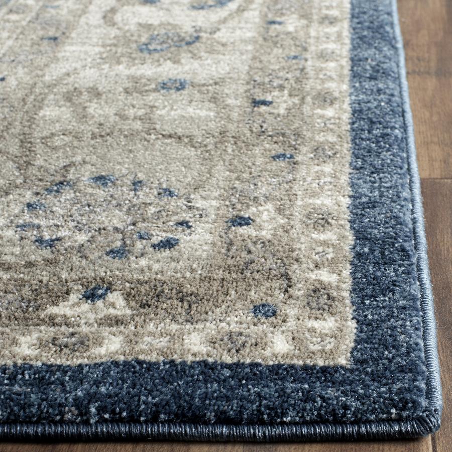 【並行輸入品】SAFAVIEH Sofia Collection 2フィート2インチ x 12フィート ブルー/ベージュ SOF378C ヴィン_3