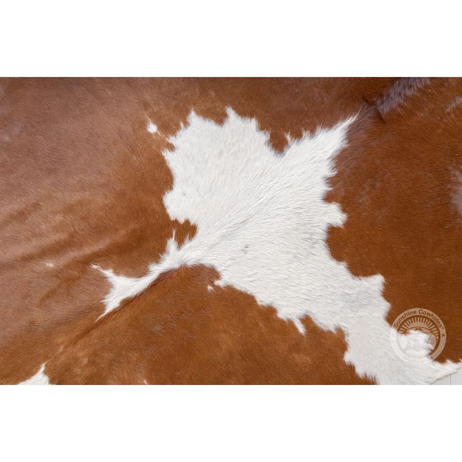 【並行輸入品】Brown and White Cowhide Rug 6ft x7 ft 180cm x 210 cm Sunshine Cow_3