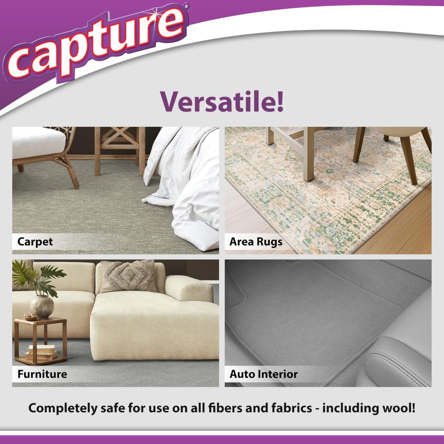 【並行輸入品】 Capture Carpet & Rug Dry Cleaner w/Resealable lid Home， Car， D