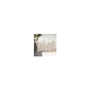 【並行輸入品】(Red) YOUR SMILE Farmhouse Oblong Rectangle Floral Chenille Emb