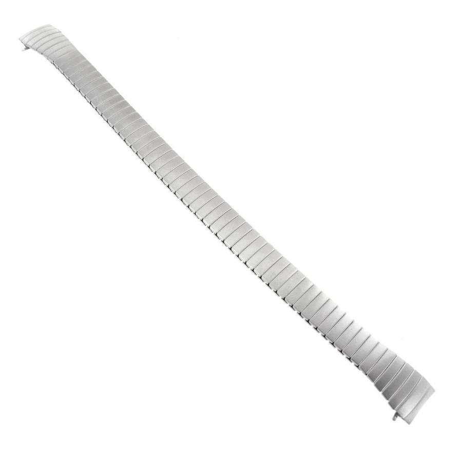 【並行輸入品】9 mm Curved End Speidel twist o flexシルバートーンステンレススチールWatch Band Boの画像