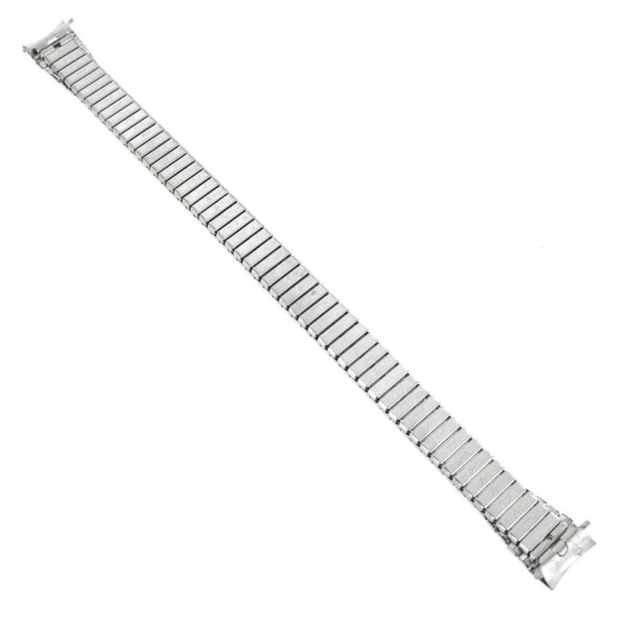 【並行輸入品】9 mm Curved End Speidel twist o flexシルバートーンステンレススチールWatch Band Boの画像