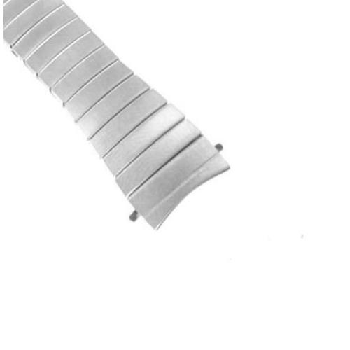 【並行輸入品】9 mm Curved End Speidel twist o flexシルバートーンステンレススチールWatch Band Boの画像