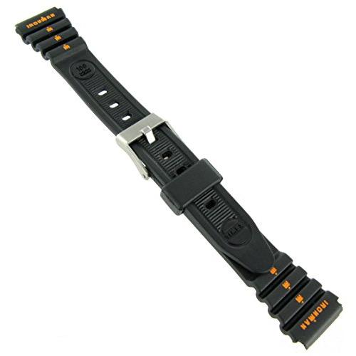 【並行輸入品】 15mm Black Orange Ladies Rubber Fits Timex Ironman Triathlon Spoの画像