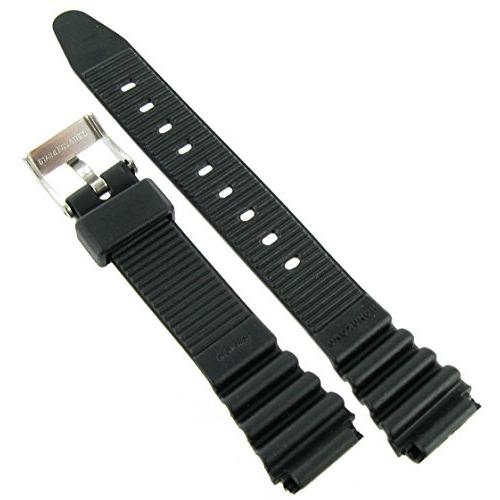 【並行輸入品】 15mm Black Orange Ladies Rubber Fits Timex Ironman Triathlon Spoの画像