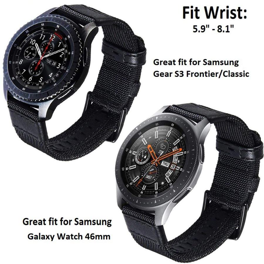 【並行輸入品】Olytop Galaxy Watch 3 45mmバンド/46mmバンド/Gear S3フロンティアバンド 22mm クイッ_3