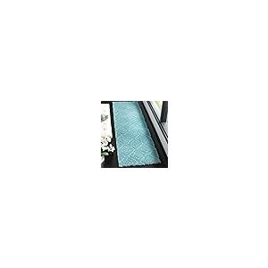 【並行輸入品】 SAFAVIEH Olympia Shag Collection Runner Rug 2'3" x 8'， Blue， G_2