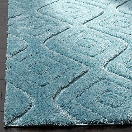 【並行輸入品】 SAFAVIEH Olympia Shag Collection Runner Rug 2'3" x 8'， Blue， G_4