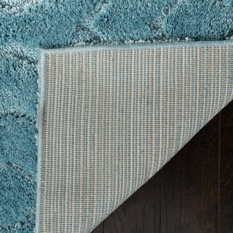【並行輸入品】 SAFAVIEH Olympia Shag Collection Runner Rug 2'3" x 8'， Blue， G_6