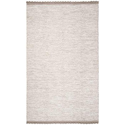 【並行輸入品】 SAFAVIEH Montauk Collection Area Rug 5' x 8'， Beige， Handmade_4