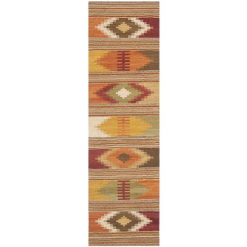 【並行輸入品】Safavieh Kilim Collection NVK177A Hand woven Flatweave Wool Runne_4