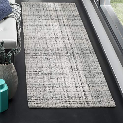 【並行輸入品】 SAFAVIEH Abstract Collection Runner Rug 2'3" x 8'， Grey & Blac_1