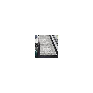 【並行輸入品】 SAFAVIEH Abstract Collection Runner Rug 2'3" x 8'， Grey & Blac_2