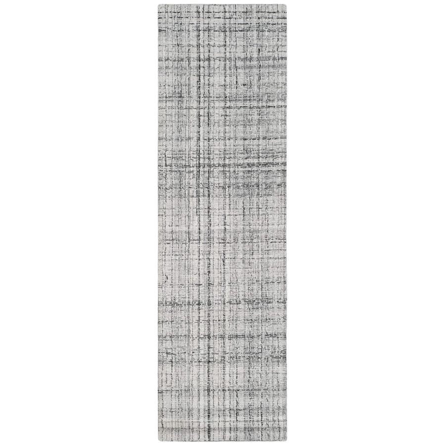 【並行輸入品】 SAFAVIEH Abstract Collection Runner Rug 2'3" x 8'， Grey & Blac_3