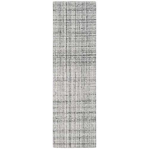 【並行輸入品】 SAFAVIEH Abstract Collection Runner Rug 2'3" x 8'， Grey & Blac_4