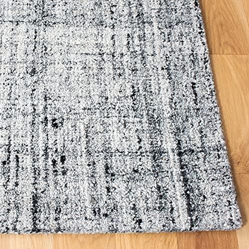 【並行輸入品】 SAFAVIEH Abstract Collection Runner Rug 2'3" x 8'， Grey & Blac_7