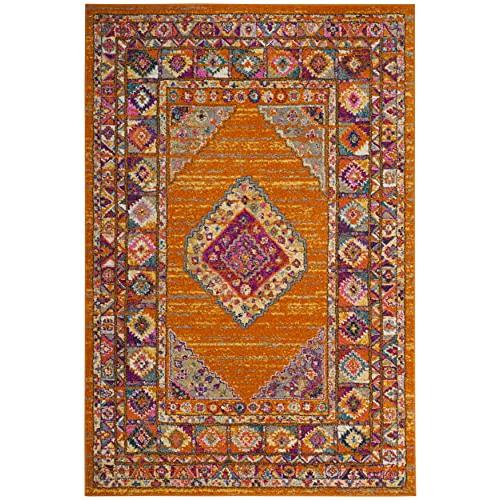 【並行輸入品】Safavieh Madison Collection MAD133D Orange and Fuchsia Bohemian C_3